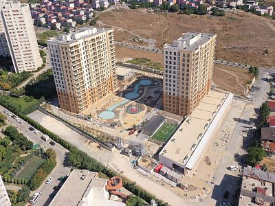 Novi stanovi u velikom stambenom kompleksu - oblast Avdžilar