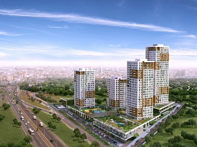 Novi apartmani u kompleksu na velikoj teritoriji - Esenjurt, Istanbul