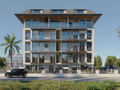 Novi projekat apartmana sa pogledom na more i grad Alanja