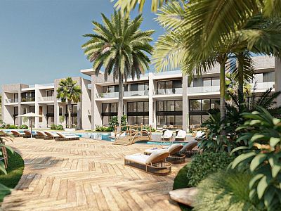 Resort kompleks u okruženju živopisnih pejzaža Severnog Kipra