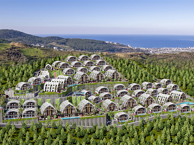 Veliki projekat vila i stanova u zelenom okruženju