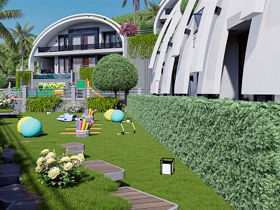 Veliki projekat vila i stanova u zelenom okruženju