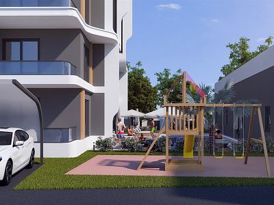 Apartmani 2+1 u novom stambenom kompleksu - Antalija, Altintaš