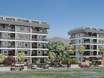 Novi stambeni kompleks na obali planinske reke u Gazipaši